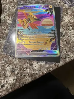 Pokemon TCG Tapu Koko EX Paradox Rift Holo Card 247/182 Sir - Image 3