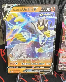 Pokemon Urshifu V & VMAX Battle Styles Holo Lot Rapid/Single Strike 5 Cards - Image 2