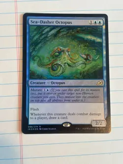 Sea-Dasher Octopus Ikoria: Lair of Behemoths Foil Magic the Gathering Card - Image 1
