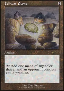 MTG Fellwar Stone (708/3004) Secret Lair Drop Series LP FOIL- Etched Retro - Image 1