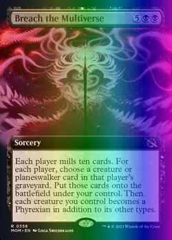 MTG Breach the Multiverse (358/548) March of the Machine LP FOIL - Image 1