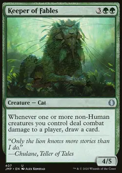 MTG Magic the Gathering Keeper of Fables (407/496) Jumpstart LP - Image 1