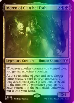 MTG Meren of Clan Nel Toth (346/1455) Commander Masters NM FOIL - Image 1