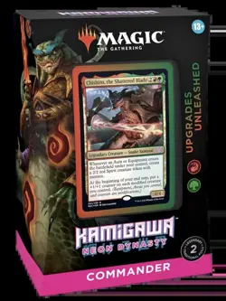 Kamigawa: Neon Dynasty Commander Deck - Upgrades Unleashed MTG Brand New Sealed 195166105352 - Image 1