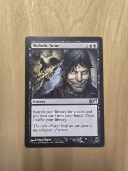 Diabolic Tutor - #095/249 (NM) Magic Core Set 2014 (M14) Magic MTG - Regular - Image 1