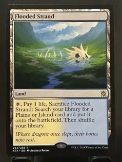 Flooded Strand Khans of Tarkir 233 (KTK) MTG - Image 1