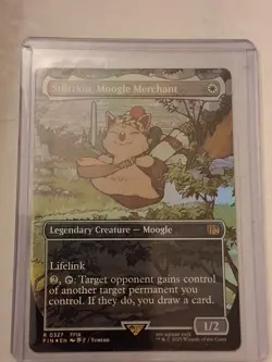 Stiltzkin, Moogle Merchant (Borderless) Final Fantasy Foil - Image 1