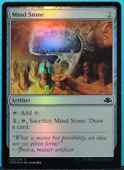 mtg magic Mind Stone FOIL ENGLISH dominaria remastered pierre de l'esprit - Image 1