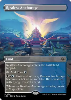 mtg magic Restless Anchorage extended borderless ENGLISH Mouillage tourmente - Image 1