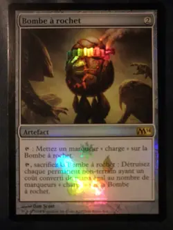 mtg ratchet bomb FOIL FRENCH vf fr bombe a rochet m14 magic 2014 bab buy a box - Image 1