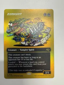 Bloodghast (Borderless) (First-Place Foil) Aetherdrift Foil - Image 1