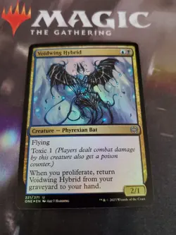 MTG. 2x Voidwing Hybrid. Foil. Phyrexia All Will Be One. Pack Fresh - Image 1
