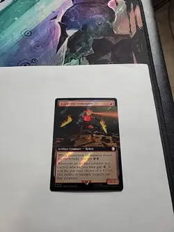 MTG - Assaultron Dominator (Extended Art) (Surge Foil) PIP Rare #0912 - Image 2