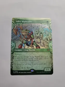 MTG - Valley Mightcaller (Showcase) Bloomburrow Foil Rare #0326 - Image 1