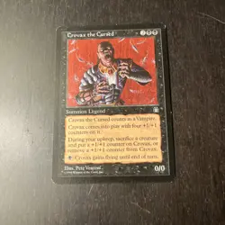 MTG STARTER COMMANDER DECK - Crovax The Cursed - Mono Black Zombies/Vampires - Image 1