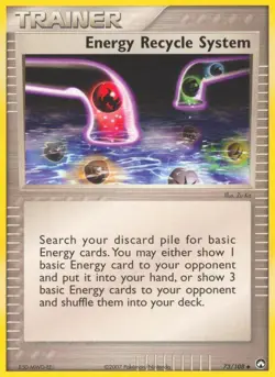 Pokemon Energy Recycle System (73/108) Power Keepers LP - Image 1