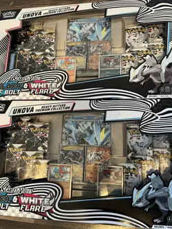 Pokemon Black Bolt & White FLARE Unova Premium Collection Box (24 Packs!) - Image 2