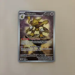 Pokemon TCG Alakazam MEP 009 Black Star Promo Near Mint Mega Evolution - Image 1
