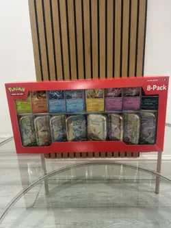 Pokemon TCG: Prismatic Evolutions Costco Mini Tins 8 Pack - New & Sealed - Image 1