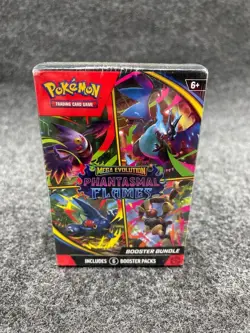 POKEMON TCG: Mega Evolution Phantasmal Flames Booster Bundle 10-10191-109 - Image 1