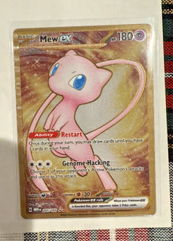 Pokemon TCG Scarlet & Violet 151 Mew EX UPC Promo Metal 205/165 Hyper Rare - Image 1
