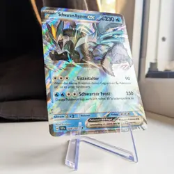 Schwarzes Kyurem EX | SSP 048/191 | Holo Pokemon Karte | Sturmische Funken | NM - Image 1