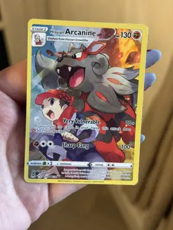 Pokemon TCG Hisuian Arcanine TG08/TG30 Lost Origin NM-LP Condition - Image 1
