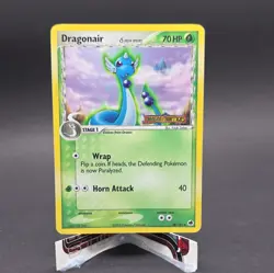 Dragonair Delta Species 28/101 Pokemon Dragon Frontiers Rare Promo Stamp HOLO - Image 1