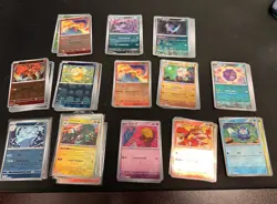 RANDOM LOT (123) - Pokemon Japanese 151 and English ALL Poke Ball Reverse Holos - Image 1