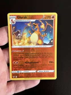 Glurak Reverse Holo 025/185 Farbenschock Pokemon Karten Sammlung - Image 3