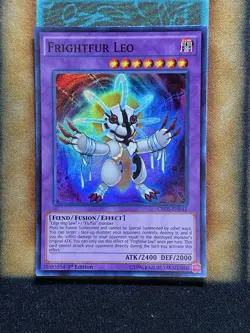 Yugioh Frightfur Leo CROS-EN041 Super Rare 1st Ed LP - Image 1