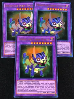 Yugioh Frightfur Sabre-Tooth MP16-EN137 ULTRA x3 (NM) One is 1st - Image 1