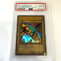 Yu-Gi-Oh! LOB #123 Left Arm of the Forbidden One 1st Edition PSA 10 (POP 63) - Image 1