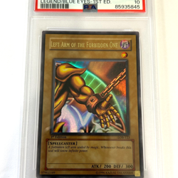 Yu-Gi-Oh! LOB #123 Left Arm of the Forbidden One 1st Edition PSA 10 (POP 63) - Image 2