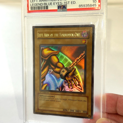 Yu-Gi-Oh! LOB #123 Left Arm of the Forbidden One 1st Edition PSA 10 (POP 63) - Image 3