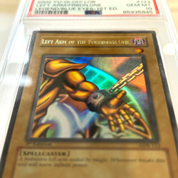 Yu-Gi-Oh! LOB #123 Left Arm of the Forbidden One 1st Edition PSA 10 (POP 63) - Image 4
