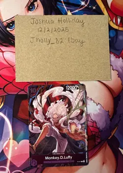 One Piece TCG Monkey.D.Luffy (041) (1st Anniversary Tournament) P-041 Foil Promo - Image 3