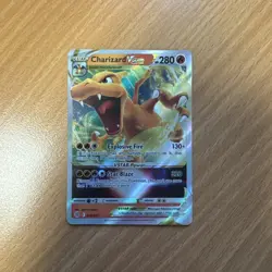 Pokemon TCG Charizard VSTAR Holo Ultra Rare Card Brilliant Stars 018/172 - Image 1