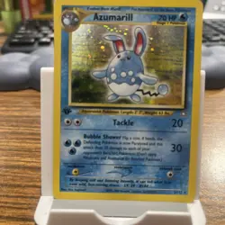 Azumarill 2/111 Neo Genesis Holo Rare Pokemon Card - MP - Image 2