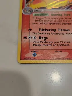 Typhlosion 17/115 Rare Vintage Unseen Forces Holo 2005 - Pokemon Card - Image 3