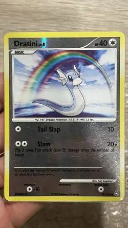 Pokemon TCG Dratini Legends Awakened Card 91/146 Reverse Holo NM/LP - Image 1