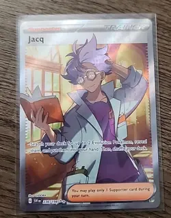 Jacq 236/198 - Scarlet & Violet Base - Full Art Ultra Rare Pokemon TCG Card NM - Image 1