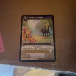 World of Warcraft TCG Path of Cenarius Unused Loot Card - Image 2