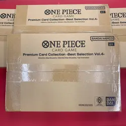 4x ENGLISH NEW SEALED One Piece Premium Card Collection Best Selection Vol 4 - Image 3