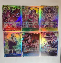 One Piece TCG Authentic Heroines EB03 SR’s Lot Beautiful Waifus Card NM Foil JP - Image 1