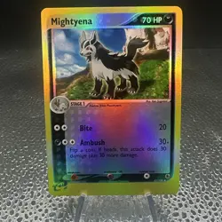 Pokemon Card - Mightyena Ruby and Sapphire 42/109 Reverse Holo - Image 1