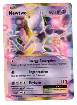 Pokemon Card: Mewtwo EX 52/108 XY Evolutions Ultra Rare! NM - Image 1