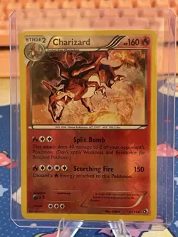Pokemon TCG Cards - Charizard Reverse Holo Rare Legendary Treasures 19/113 2013 - Image 1