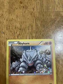 McDonald's Rhyhorn 8/12 Promo Pokemon Card 2015 - Image 3