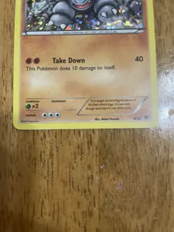 McDonald's Rhyhorn 8/12 Promo Pokemon Card 2015 - Image 4